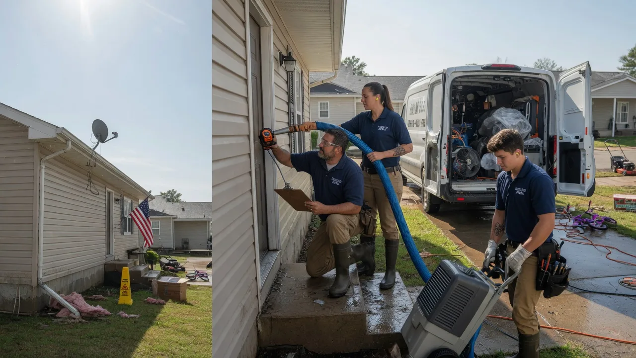 Ceiling Water Damage Restoration in Troy, KS near me